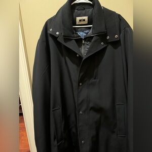 Joseph Abbound 3xl Black  all weather jacket with zip out lining.